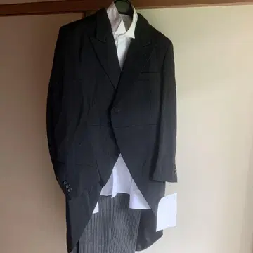 모닝 수트 스트라이프 슬랙스 코스프레 결혼식 조절기