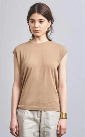 UNITED ARROWS 슬리브리스 니트