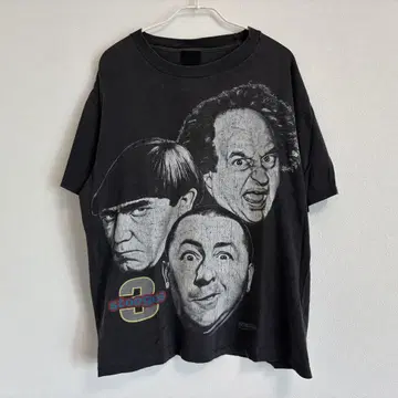 90s the 3 stooges drama 영화 무비 티셔츠 블랙