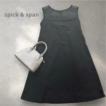 spick & span 슬리브리스 원피스 드레스 블랙 프리