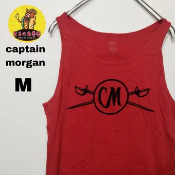 usa 구제 의류 captain morgan 탱크탑 M 레드