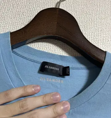 JIL SANDER 질 샌더 스트라이프 프린트 티셔츠