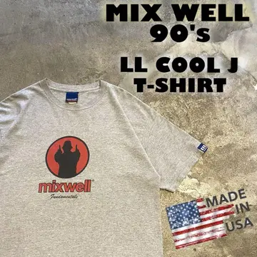 USA제 90's MIX WELL LL COOL J 래퍼 DJ 티셔츠