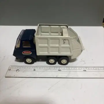 톤카 전체 길이 15cm 양철 덤프카