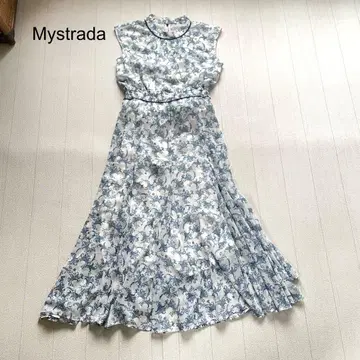 Mystrada 페이즐리 블라우스 세트 블루 38