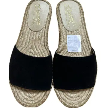 CALZANOR SUEDE SANDAL 블랙 스웨이드 샌들 37