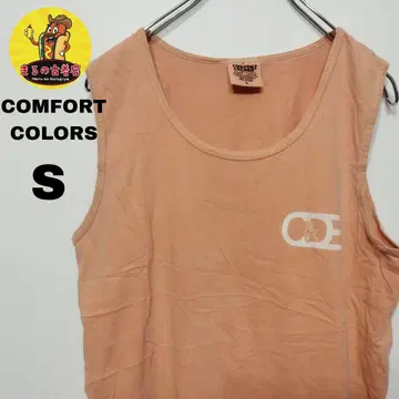 usa 구제 의류 COMFORT COLORS 탱크탑 S 복숭아색