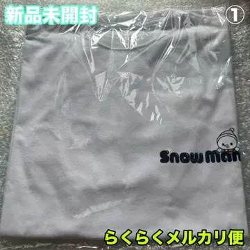 SnowMan 티셔츠 로고 화이트 국립 닛산 스타디움