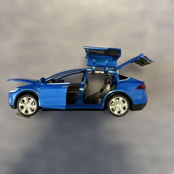 미사용 테슬라 모델 X 미니카 Blue