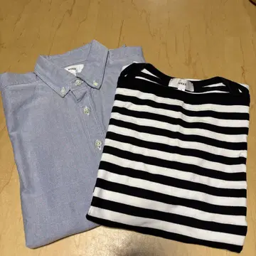 hyke 셔츠 티셔츠 2개 세트
