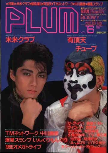 다치토샤 월간 로큰 f 별책 PLUM 플럼 1987년 3월호 16