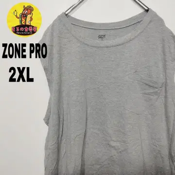 usa 구제 의류 ZONE PRO 슬리브리스 2XL 그레이