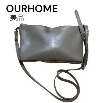 OURHOME 그레이지 토프 가죽 숄더백 고품질 사선으로 매기 가능