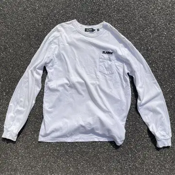 xlarge 로고 롱 T