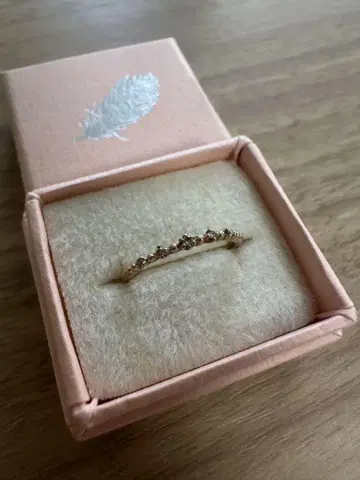 NOJESS 노제스 K10 다이아몬드 핑키 반지