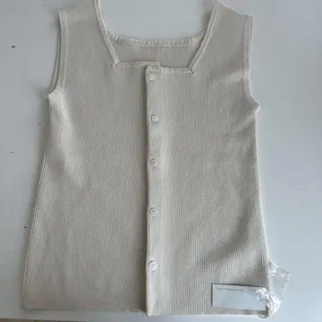 GALLARDAGALANTE 슬리브리스 탑 M 아이보리