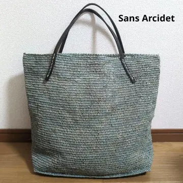 Sans Arcidet 산 알시데 라피아 토트백 블루