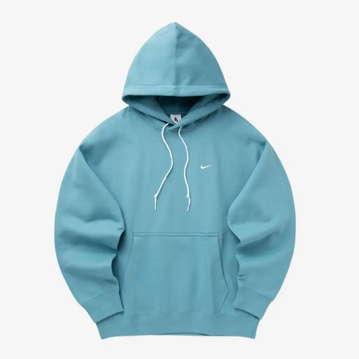 NIKE 나이키 Nike Solo Swoosh Hoodie Denim Turquoise (New product