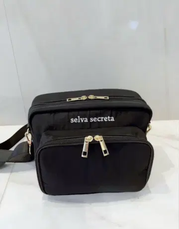 selva secreta 블랙 카메라 숄더 마더백