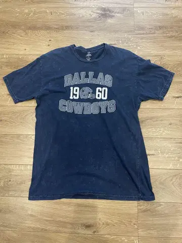 구제 의류 90년대 NFL 댈러스 카우보이스 티셔츠 XL 네이비