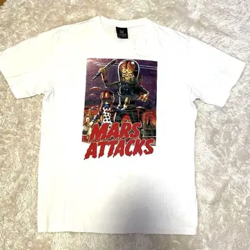 Mars Attacks 티셔츠 화이트