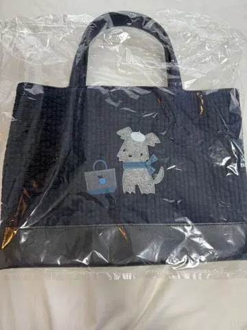 미사용 새상품 패밀리아 비오는날 콜라보 레슨 백 테리어 네이비
