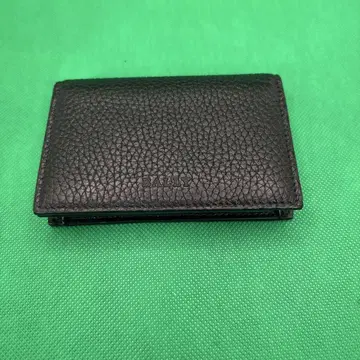 BALLY 명함지갑 블랙 가죽