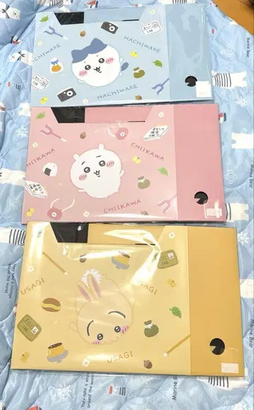치이카와 (먼작귀) 수납 박스 3개 세트