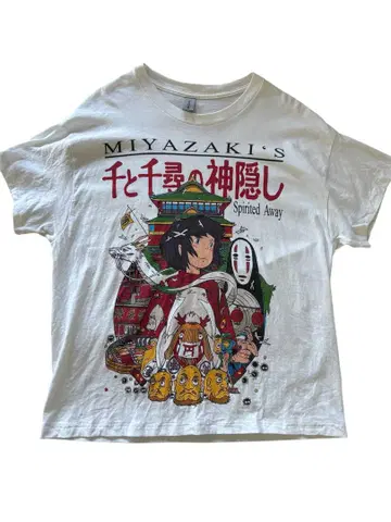 센과 치히로의 행방불명 Spirited Away 빈티지 T