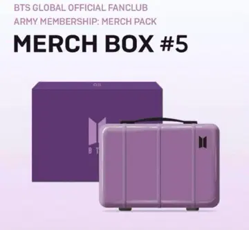BTS MERCH BOX #5 마치 박스 5 트렁크 백