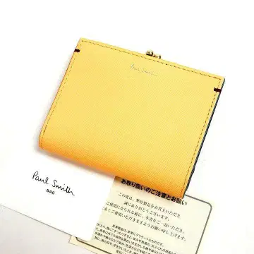 새상품 폴스미스 가죽 두겹 지갑 가마구치 오렌지 정가 29700엔