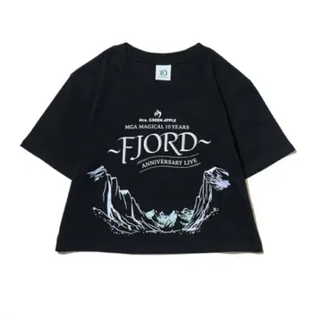 미세스 로고 티셔츠 FJORD(크롭 사이즈)