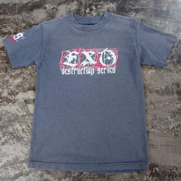 EXO destruction series 티셔츠 S 그레이 4341