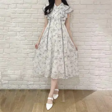AnMILLflower 턱 프릴 OP
