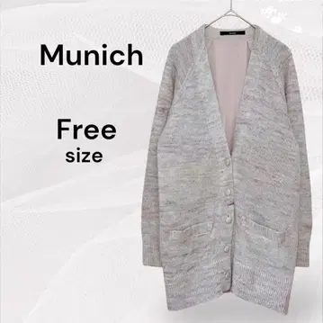 Munich 뮤닉 긴팔 가디건 믹스 컬러 프리 사이즈