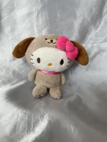산리오 헬로키티 띠 봉제 인형 키링