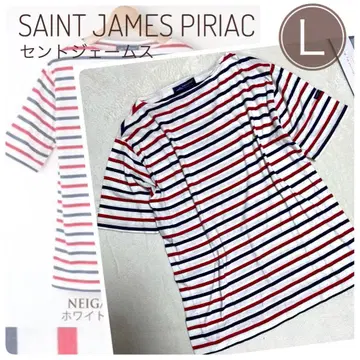SAINT JAMES 세인트 제임스 PIRIAC 티셔츠 L 상당 보더