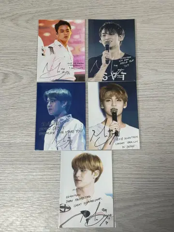 SEVENTEEN 민규 로손 프린트 사진