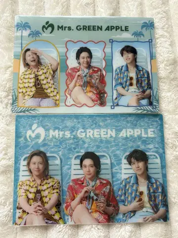 Mrs. GREEN APPLE 로손 콜라보 클리어 시트
