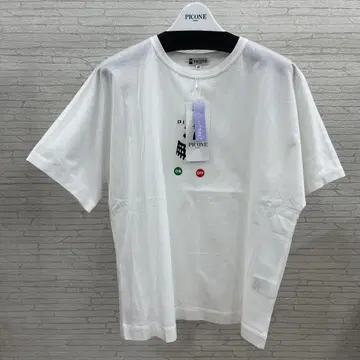 화이트 티셔츠 사이즈 L Prime COOL