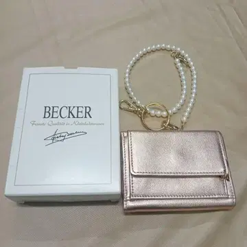 BECKER 베커 초소형 지갑 8385 메탈릭 핑크