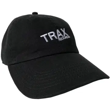 새상품/재입고/ Trax Records 코튼 트윌 캡/블랙