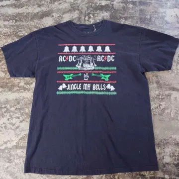 AC/DC JINGLE MY BELLS 티셔츠 XL 블랙 4354
