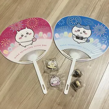 쿠라스시 치이카와 (먼작귀) 부채 마그넷 피규어 세트