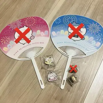 쿠라스시 치이카와 (먼작귀) 부채 마그넷 피규어 세트