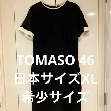 TOMASO 레이스 모티브 반팔 원피스 (새상품급)