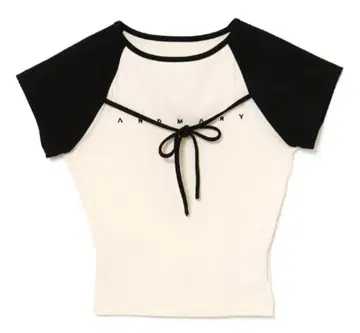 andmary Alma ribbon tops ivory 아이보리