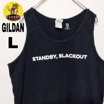 usa 구제 의류 GILDAN 탱크탑 L 블랙
