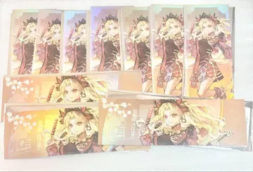 fgo 중국 춘절 홀로그램 티켓 홀로티켓 세트 에레쉬키갈 10장