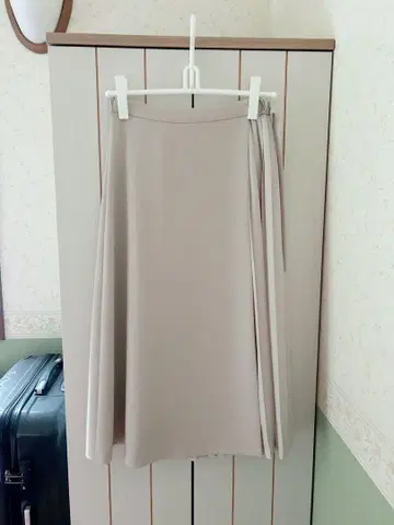 미쉘클랑 랩 스타일 스커트